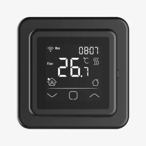 Termostat za električno podno grejanje DIAMOND crna boja