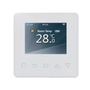 Pametni Wi-Fi termostat sa ekranom u boji, osetljivim na dodir, za upravljanje električnim podnim grejanjem. Omogućava daljinsku kontrolu putem aplikacije za pametne telefone (Android/iPhone).