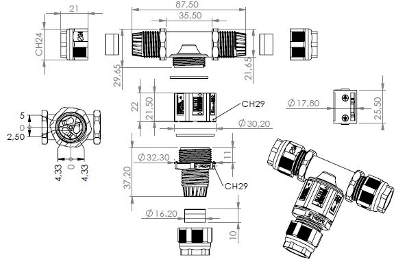 Kablovska spojnica THB 390 4 Kablovska spojnica THB 390 - Slika 4