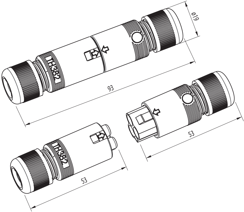THB 382 6 Kablovski_konektor_TH_382_crtez
