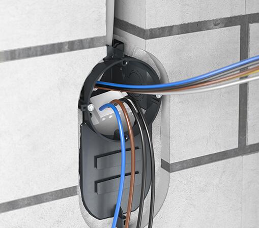 Ugradna dozna za elektroniku 1068-02 2 Ugradna dozna za elektroniku, sa pregradom, nizajuća