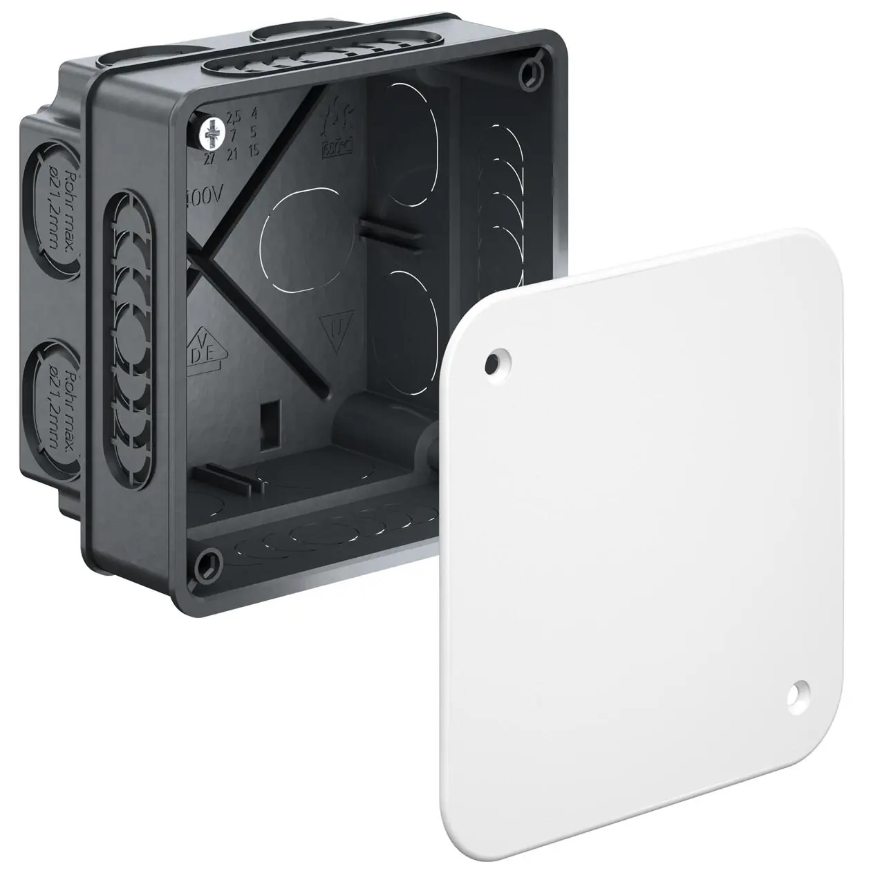 Razvodna kutija za pun zid, ugradna kutija za šinu, centralna razvodna kutija, pregradni zid za razvodnu kutiju