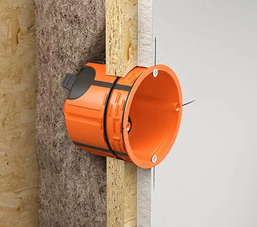 ugradna dozna za gips, dozna za osb ploče, dozna za drveni zid, dozna za ciglu