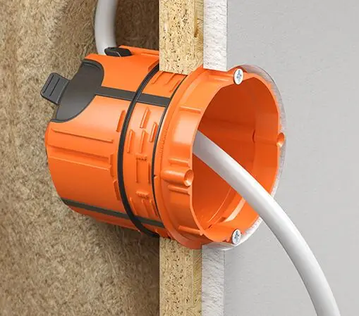 ugradna dozna za gips, dozna za osb ploče, dozna za drveni zid, dozna za ciglu