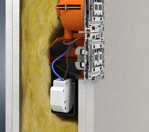 Ugradna dozna za elektroniku 9268-94 23 dozna za elektroniku, za ugradnju pametnih releja, dozna za elektronske uređaje