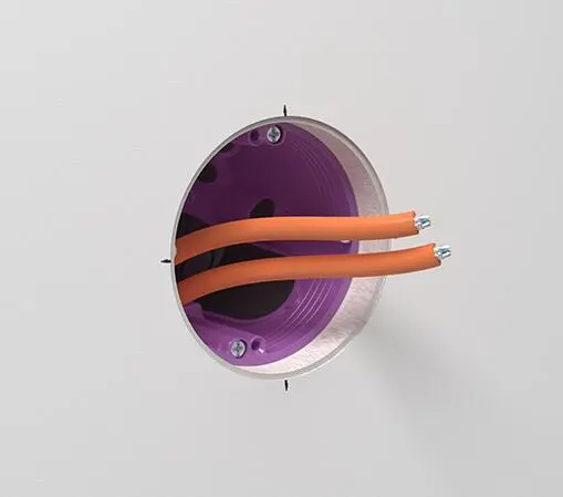 Kompenzacijski prsten 9060-40 7 2 9060 40 installationsoeffnung 70mm mit dose