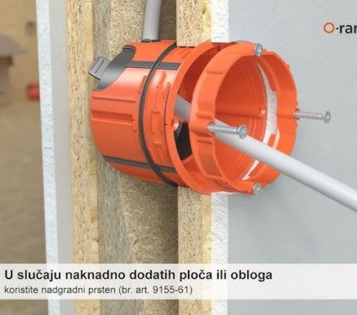 Nadgradni prsten Ø60 9155-62 4 Nadgradni prsten za doznu, dogradni prsten