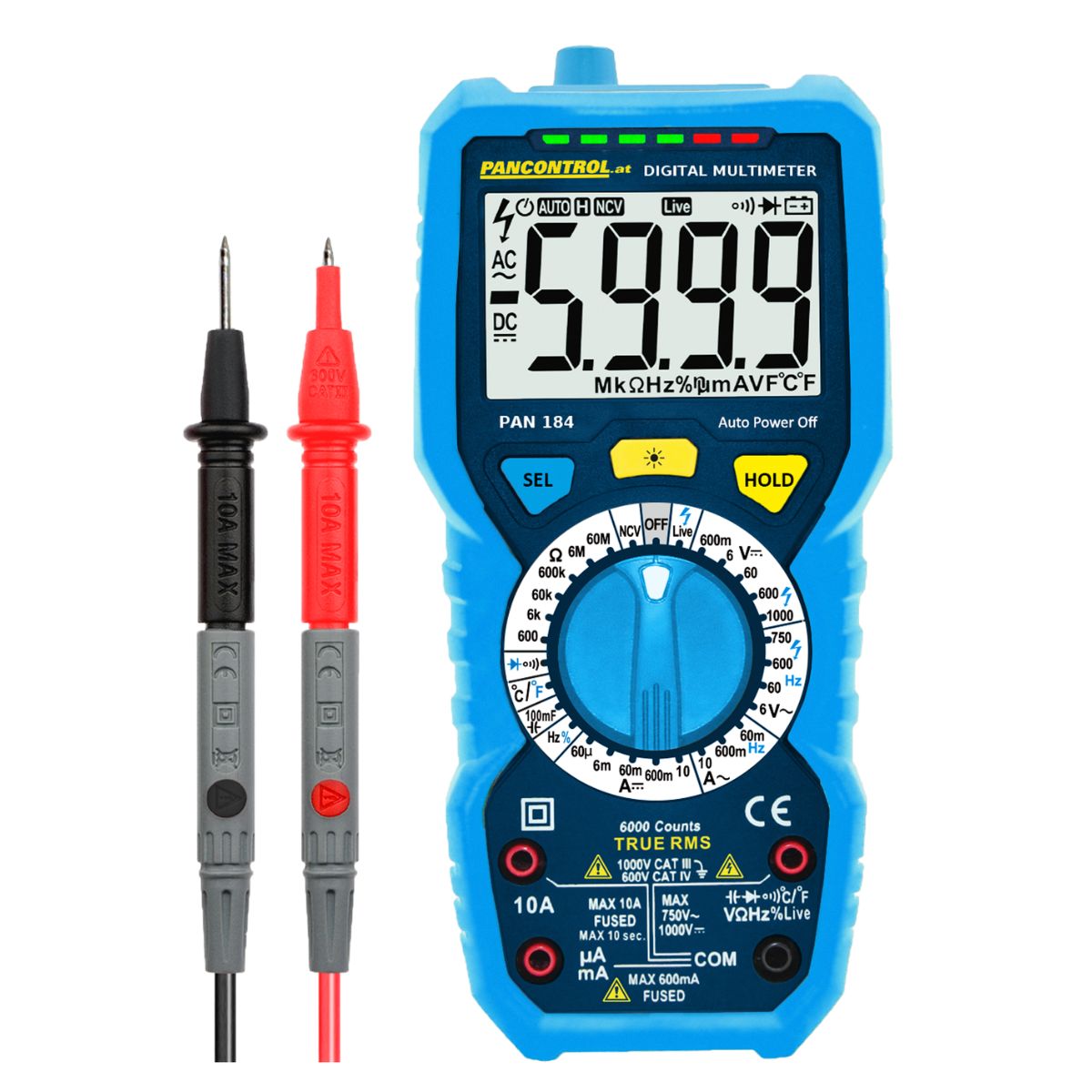 Multimetar PAN 184 1 unimer, multimetar, ispitivač napona