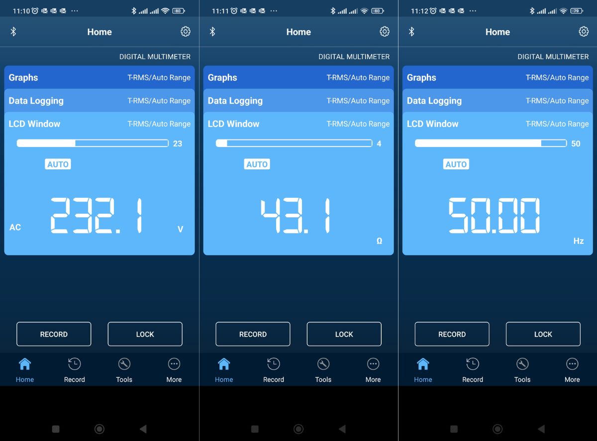 Multimetar PAN 188 13 unimer, ispitivač napona, merenje napona