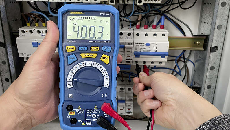 Multimetar PAN 188 3 unimer, ispitivač napona, merenje napona