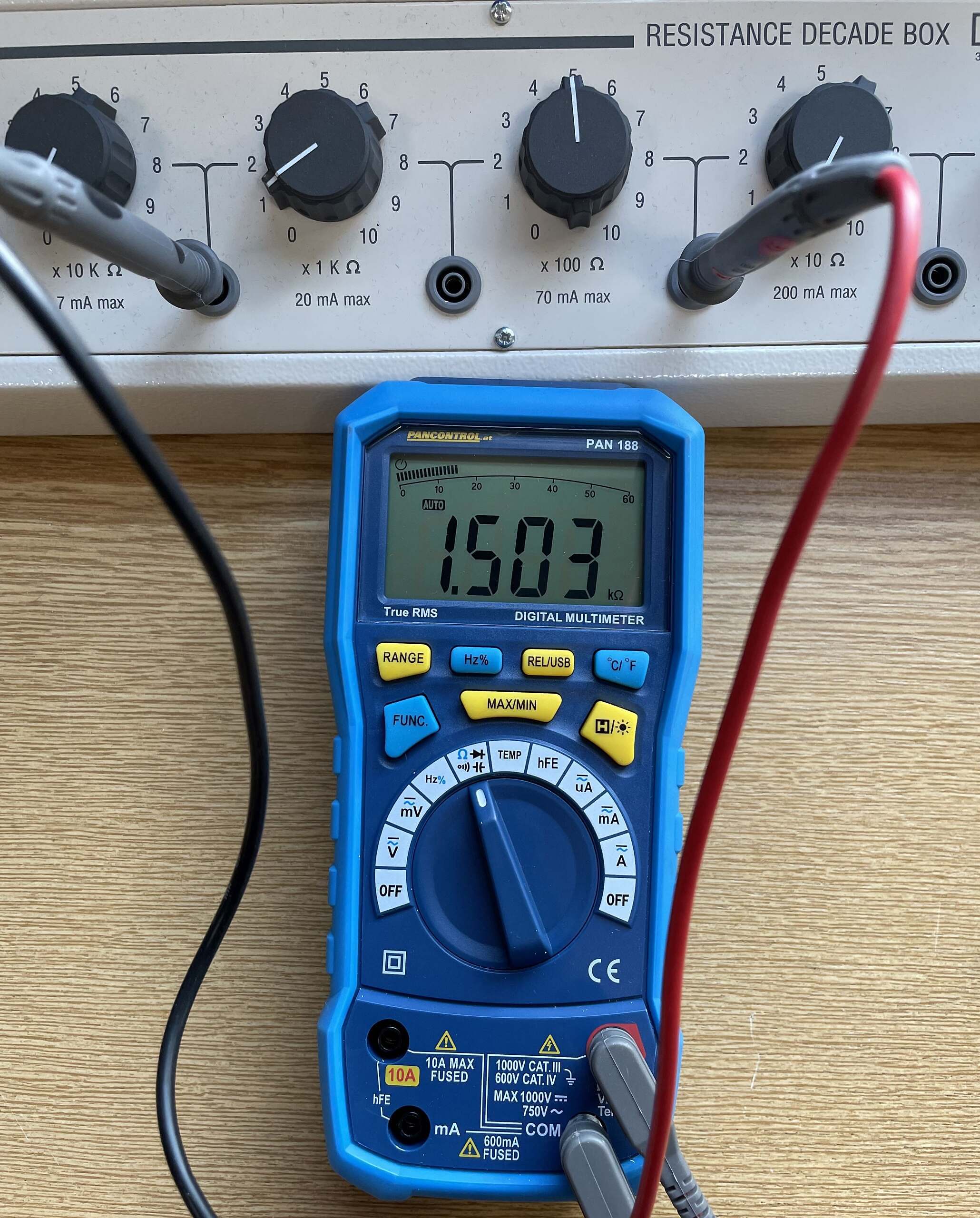 Multimetar PAN 188 4 unimer, ispitivač napona, merenje napona