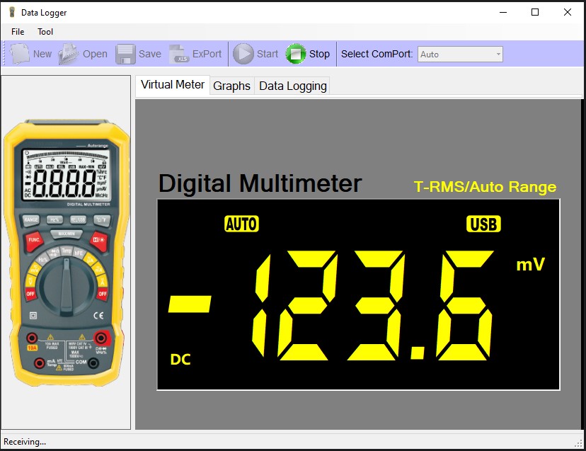 Multimetar PAN 188 8 unimer, ispitivač napona, merenje napona