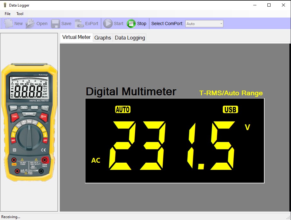 Multimetar PAN 188 10 unimer, ispitivač napona, merenje napona