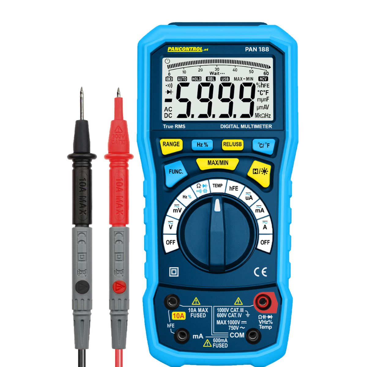 Multimetar PAN 188 1 unimer, ispitivač napona, merenje napona