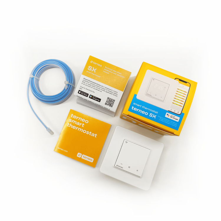 Termostat TERNEO SX 2 Bežični digitalni termostat za grejanje i hlađenje, WiFI