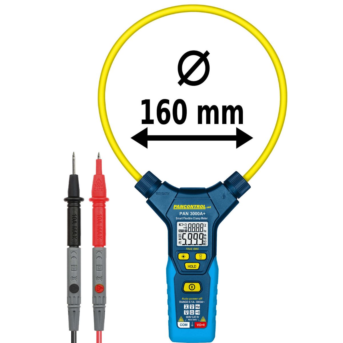 Strujna klešta PAN 3000A+ 1 Fleksibilna strujna klešta 3000A, Fleksibilna amper klešta 3000A