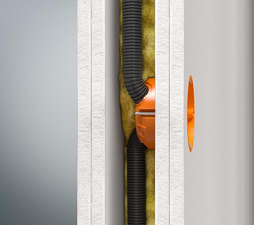 Ugradna dozna 9064-78 5 Ugradna dozna jednostruka, bez halogena