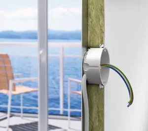 Ugradna dozna za tanke obloge, ugradna dozna za panelne zidove, ugradna dozna za brodske zidove