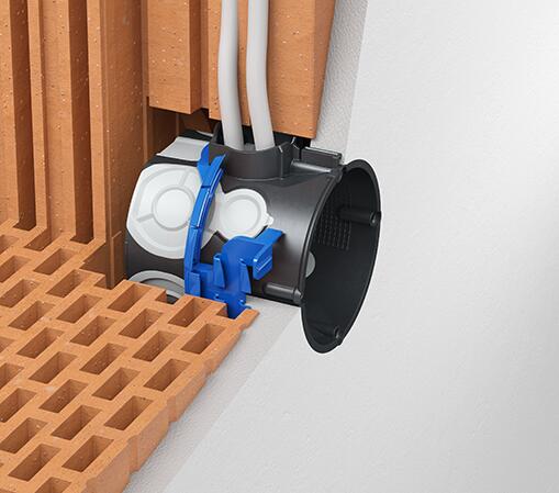 Nosač dozne Ø60 1159-03 KLEMMFIX® 2 Nosač dozne za suvu montažu. Ugradnja bez gipsa