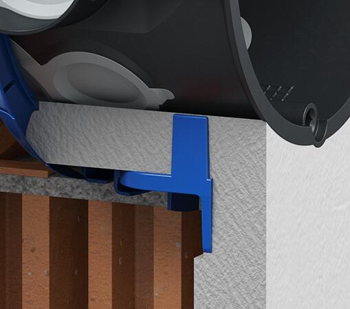 Nosač dozne Ø60 1159-03 KLEMMFIX® 13 Nosač dozne za suvu montažu. Ugradnja bez gipsa