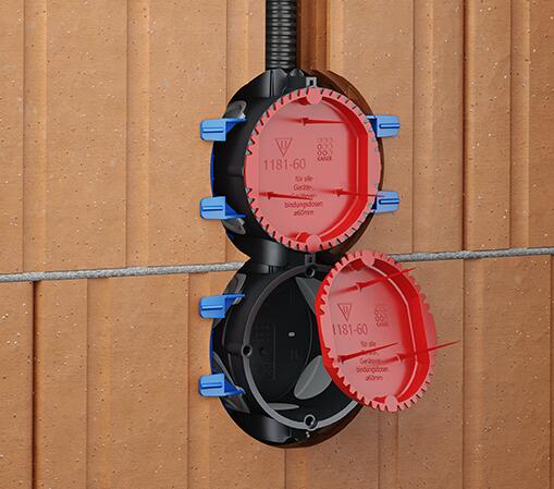 Nosač dozne Ø60 1159-03 KLEMMFIX® 16 nosac dozne o60 1159 03 klemmfix® za suvu montazu kaiser 11 1