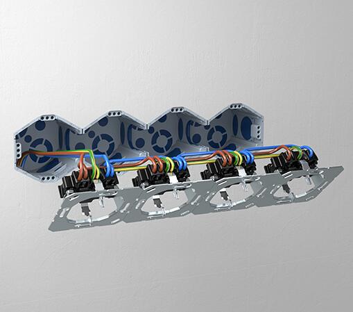 Ugradna dozna UP1 ECON® Fix, nizajuća, pun zid