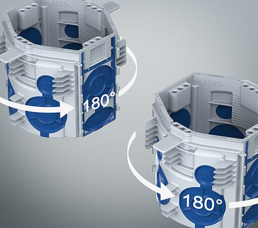 Ugradna dozna UP1 ECON® Fix, nizajuća, pun zid