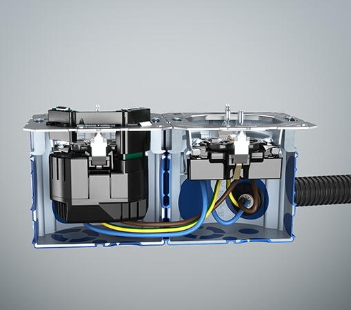 Ugradna dozna UP1 ECON® Fix, nizajuća, pun zid