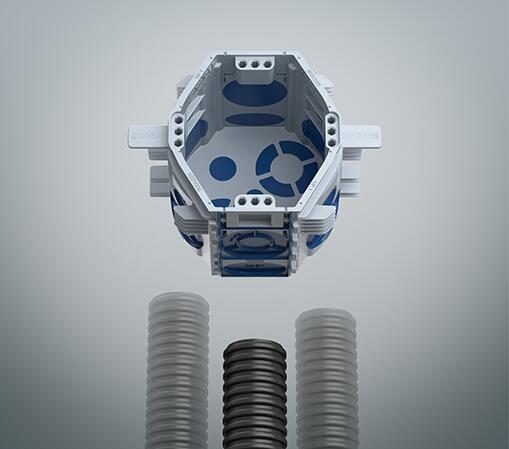 Ugradna dozna UP1 ECON® Fix, nizajuća, pun zid