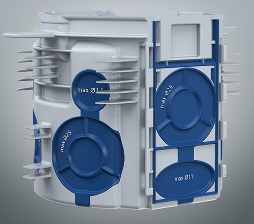 Ugradna dozna UP1 ECON® Fix, nizajuća, pun zid
