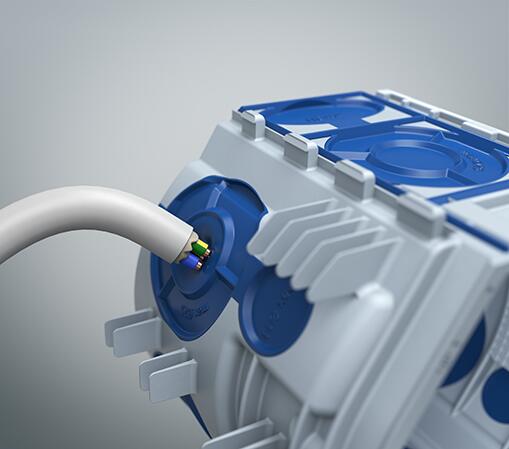 Ugradna dozna UP1 ECON® Fix, nizajuća, pun zid