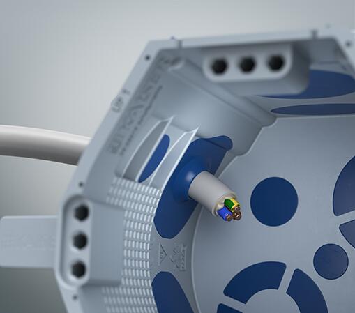 Ugradna dozna UP1 ECON® Fix, nizajuća, pun zid