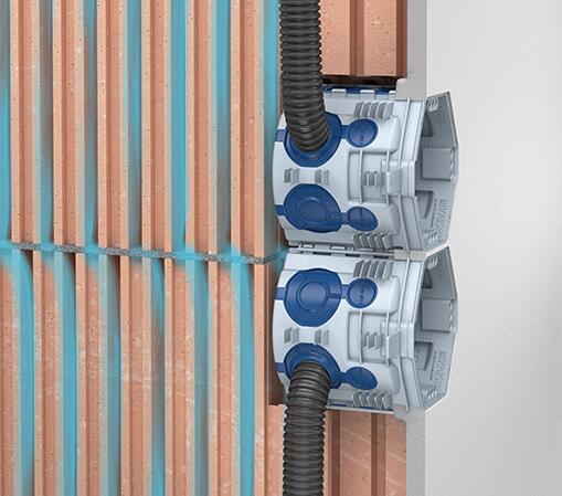 Ugradna dozna UP1 ECON® Fix, nizajuća, pun zid