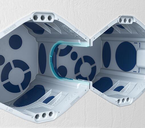 Ugradna dozna UP1 ECON® Fix, nizajuća, pun zid