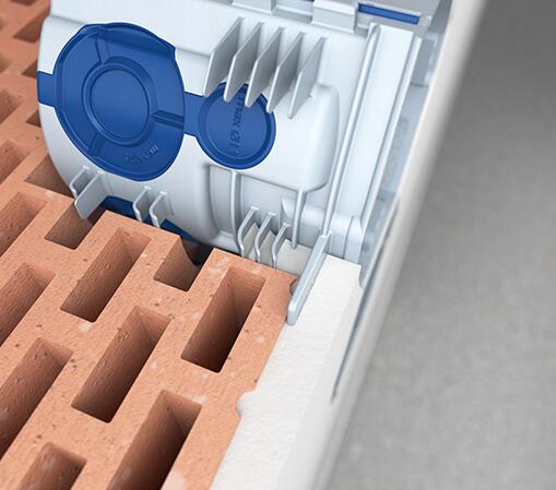 Ugradna dozna UP1 ECON® Fix, nizajuća, pun zid