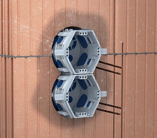 Ugradna dozna UP1 ECON® Fix, nizajuća, pun zid