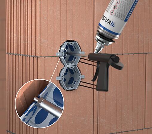 Ugradna dozna UP1 ECON® Fix, nizajuća, pun zid