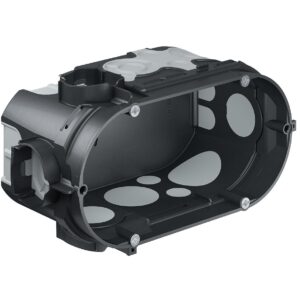 Ugradna dvostruka dozna 2xØ60mm, nizajuća, razvodna kutija