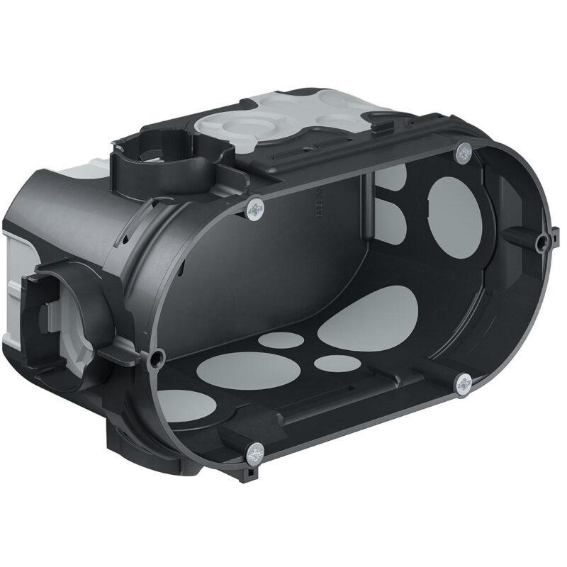 Ugradna dvostruka dozna 2xØ60mm, nizajuća, razvodna kutija