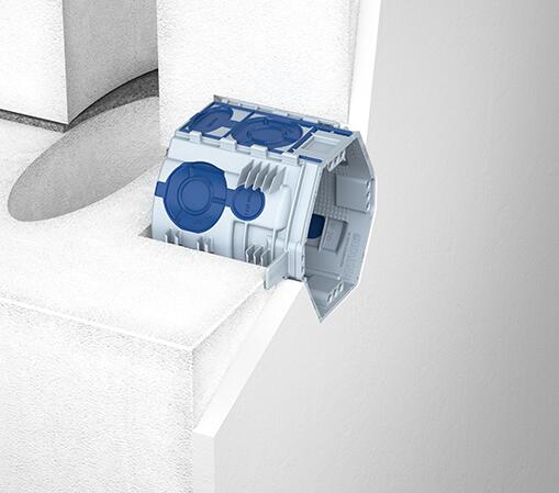 Ugradna dozna 1555 26 UP1 ECON® Fix nizajuca O60mm Air tight KAISER 04