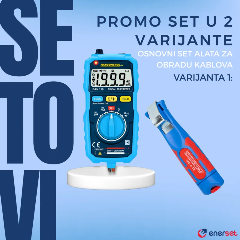 Osnovni set alata za obradu kablova