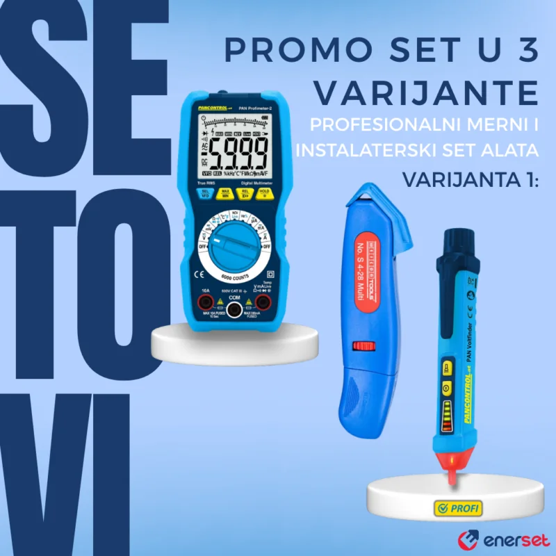 Profesionalni merni i instalaterski set alata