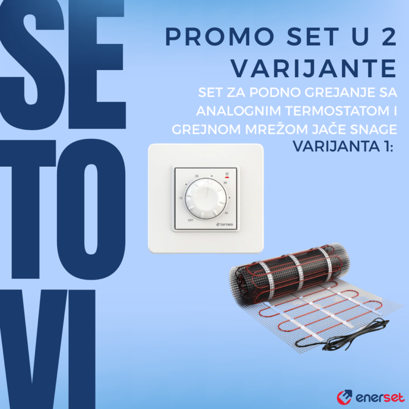 Set PG_03_ Set za podno grejanje sa analognim termostatom i grejnom mrežom jače snage