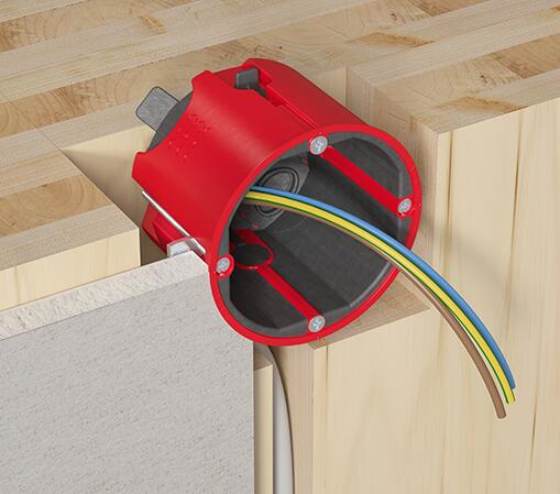 Protivpožarna dozna 9464-03 9 Protipozarna dozna za lepljeno lamelirano drvo, PP dozna za protipozarni zid, PP drveni zid