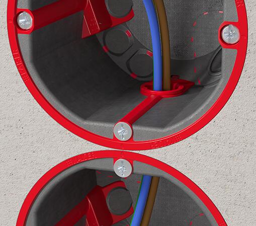 Protivpožarna dozna 9464-03 3 Protipozarna dozna za gips, PP dozna za protipozarni zid, PP gipsani zid
